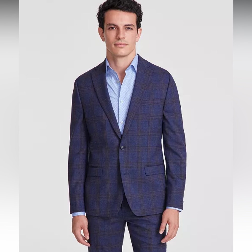 Bar III Two Piece Suit Men's Slim-Fit Jacket and Pants - Picture 5 of 11